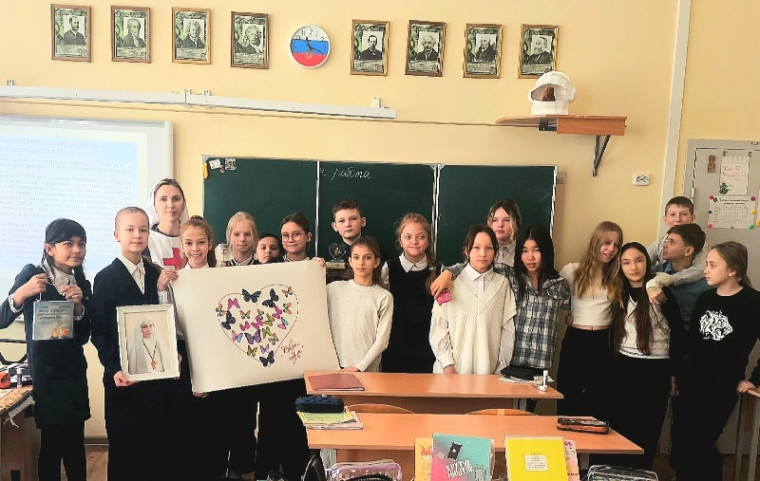 Беседа с сестрой милосердия.